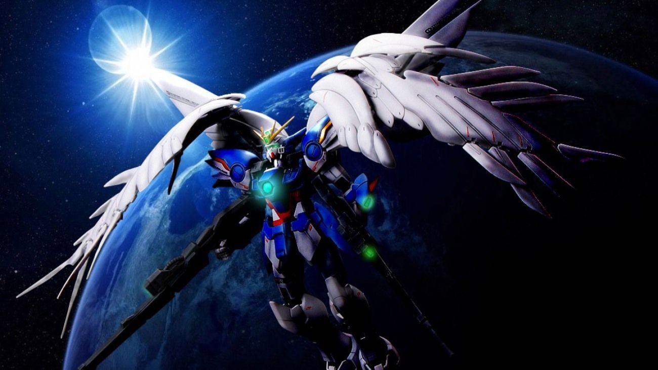 1300x740 Gundam Wing Zero Wallpaper, Desktop