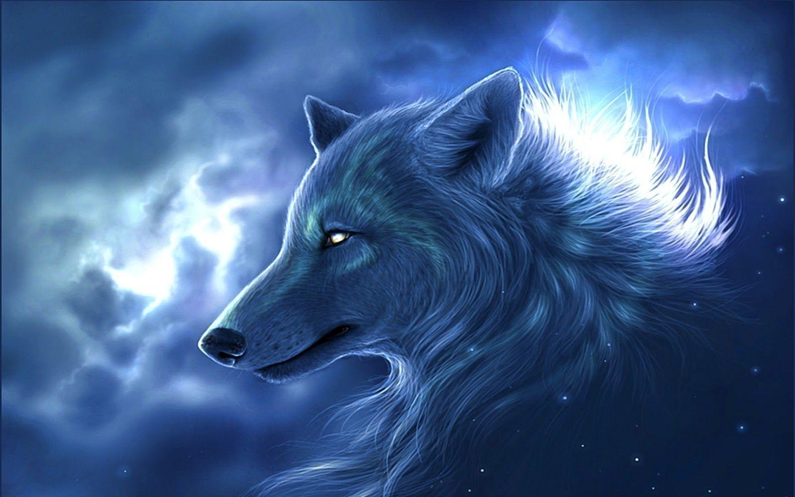 1600x1000 Animals For > Anime Wolves Howling Wallpaper, Desktop