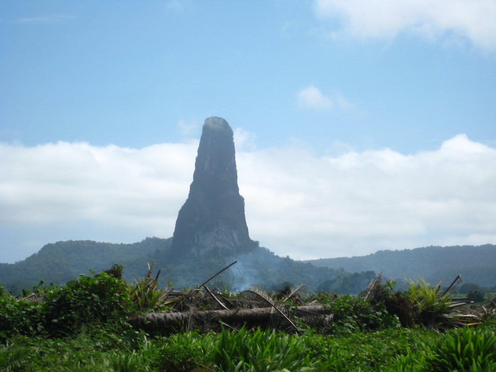 1600x1200 The Pico Cão Grande of São Tomé and Príncipe [], Desktop