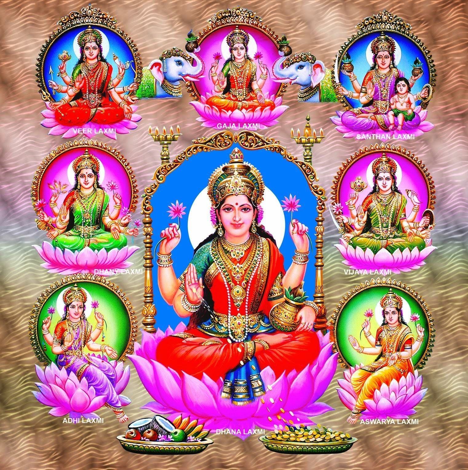 1530x1530 Ashtalakshmi Image. Ashtalakshmi Photo. Ashta Lakshmi Wallpaper HD. Free Download. Lakshmi image, Goddess lakshmi, Deities, Phone