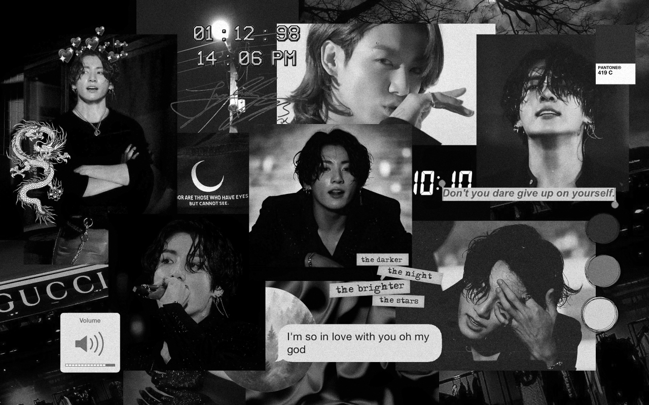 1280x800 The Best 29 Bts Aesthetic Desktop Wallpaper Collage, Desktop