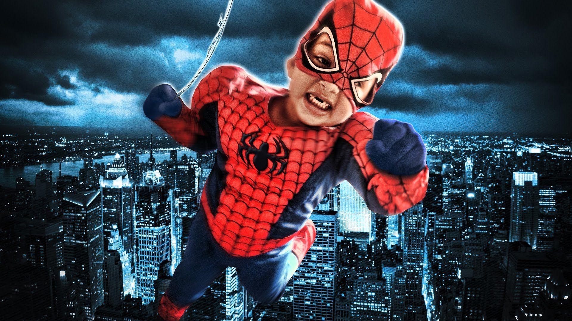 1920x1080 Create a #spiderman photo in #photoshop. Photo editing tutorials, Desktop