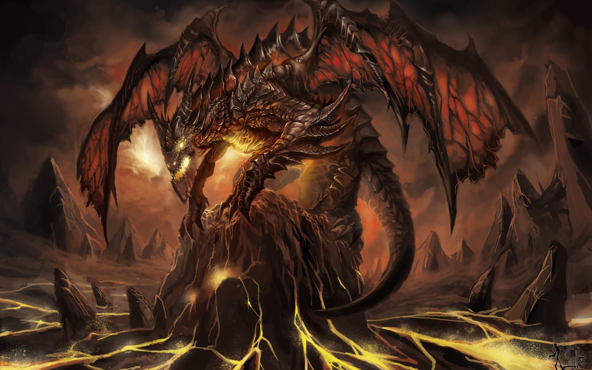 1920x1200 8589130565809 Demon Dragon Wallpaper. Wings Of Fire, Desktop