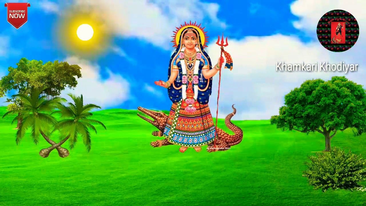 1280x720 Jay Khodiyar Maa Status, Desktop