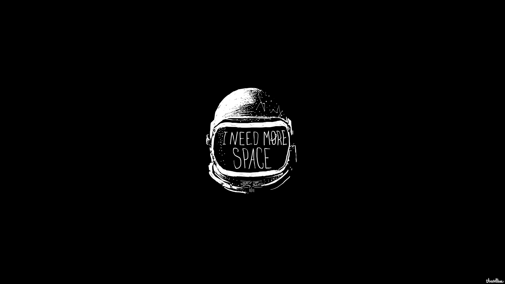 1920x1080 Download HD minimalism, Space, Astronaut Wallpaper, Desktop