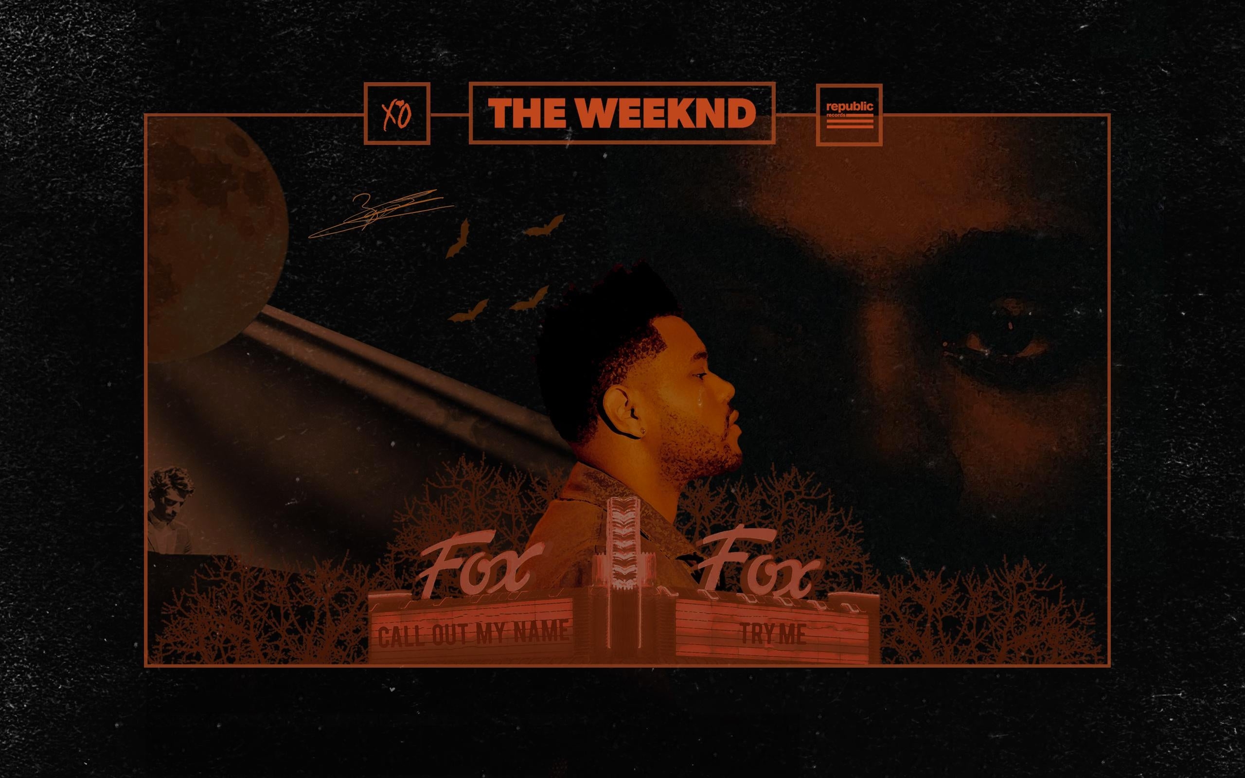 2560x1600 I made a MY DEAR MELANCHOLY wallpaper for MAC: TheWeeknd, Desktop