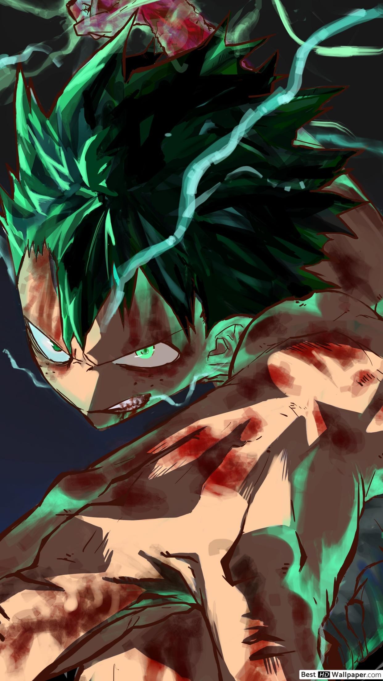 1250x2210 Izuku (Deku) HD wallpaper download, Phone