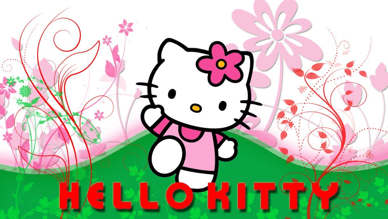 1360x770 Hello Kitty Background for Desktop, Desktop