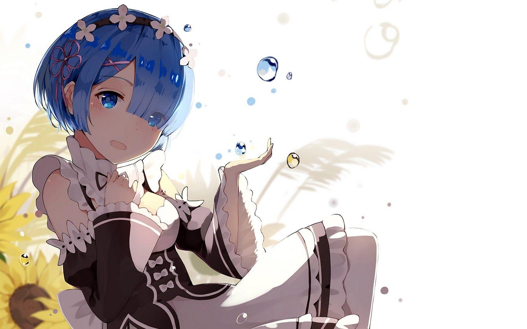 1730x1080 Rem Re Zero Wallpaper For Computer. Anime, Re zero wallpaper, Desktop