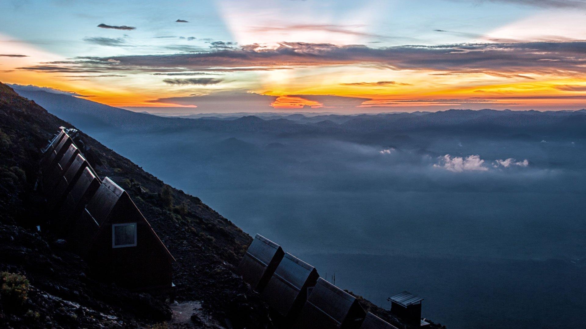 1920x1080 Mount Nyiragongo Summit Huts World Safaris, Desktop