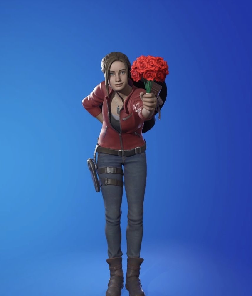 860x1010 Claire Redfield Fortnite wallpaper, Phone