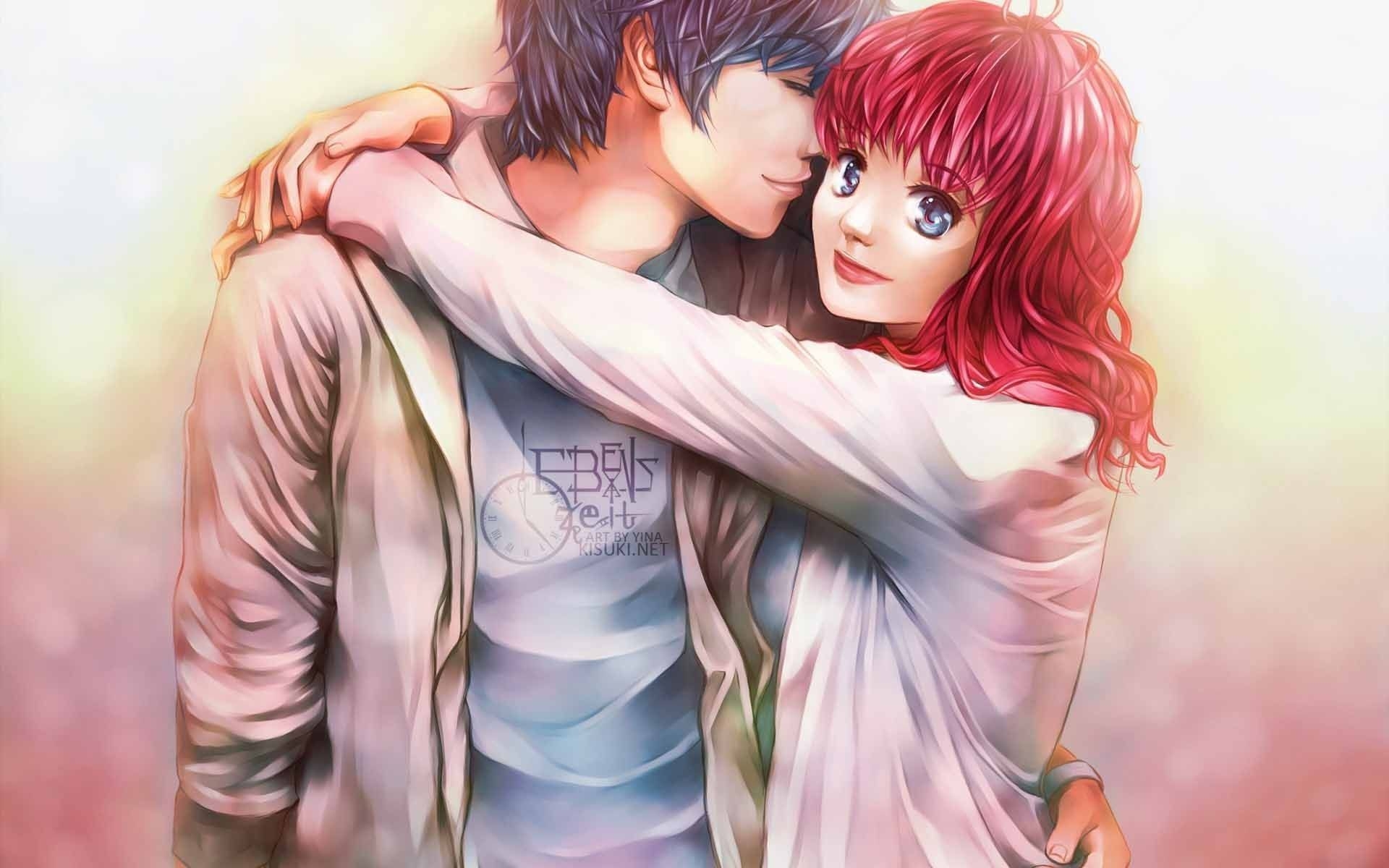 1920x1200 Anime Hug Wallpaper, Desktop