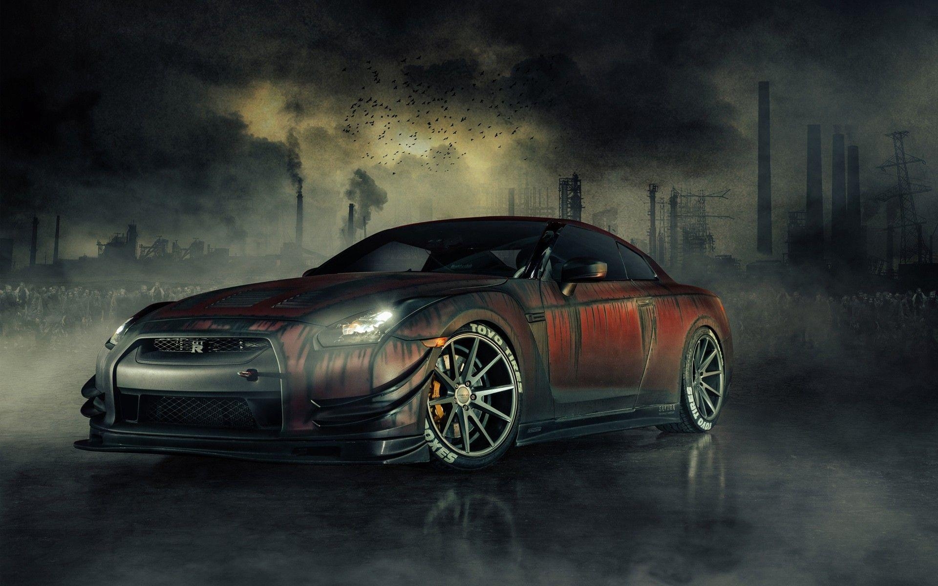 1920x1200 Nissan GTR R35 Zombie Killer Wallpaper, Desktop