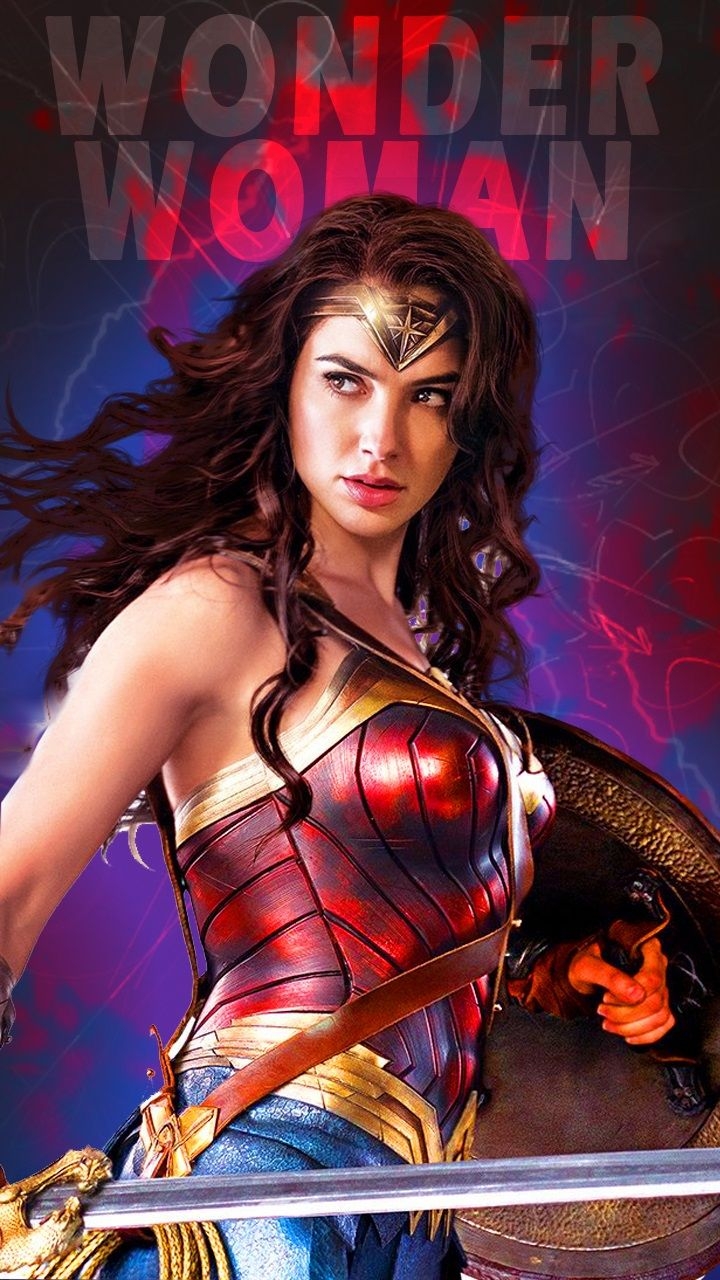 720x1280 wonder woman mobile wallpaper gal gadot, Phone