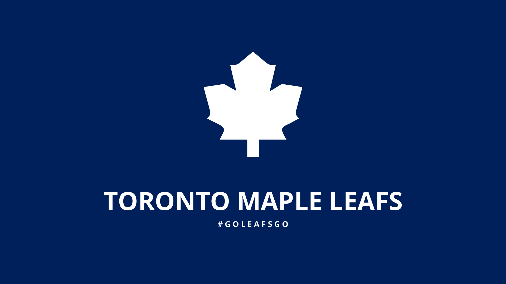 1920x1080 More Like Minimalist Toronto Maple Leafs wallpaper, Desktop