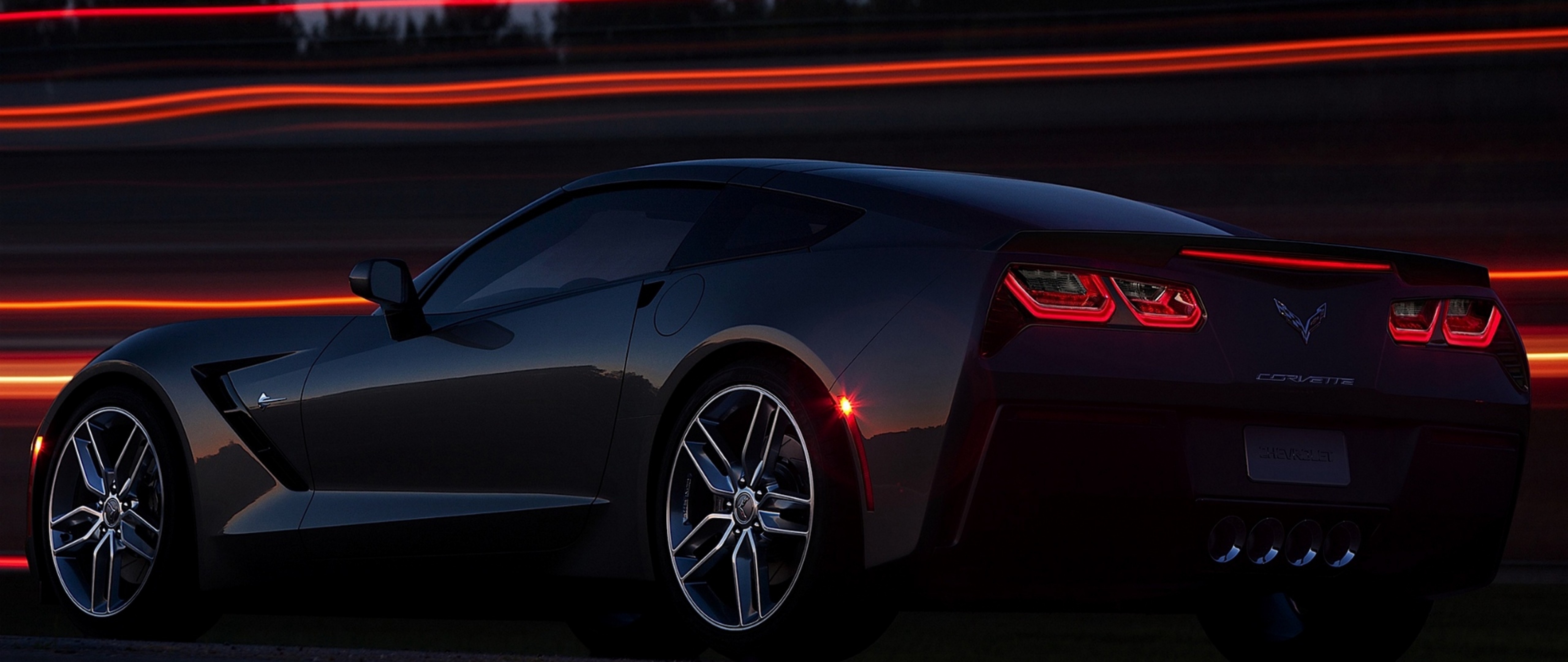 5120x2160 Chevrolet Corvette Stingray HD Wallpaper 4K Ultra HD Wide TV, Dual Screen