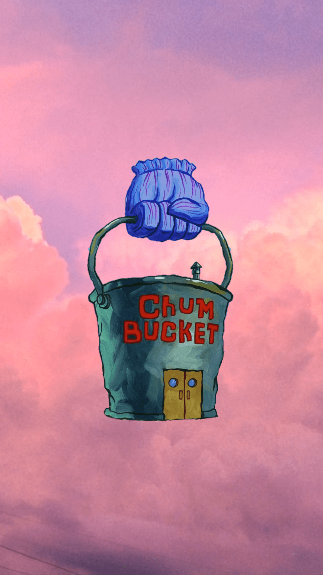 1080x1920 Krusty Krab & Chum Bucket Spongebob Aesthetic Wallpaper, Phone