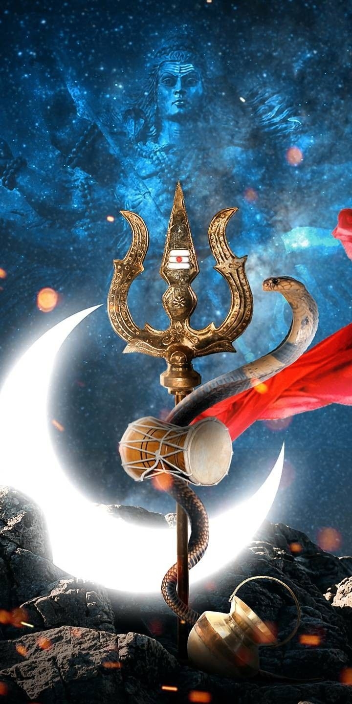 720x1440 Shiv Shankar Mahadev Trishul Image Photo Lord Shiva, Phone