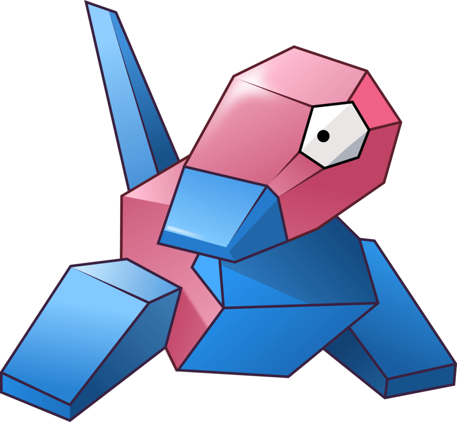 930x860 Porygon vector, Desktop