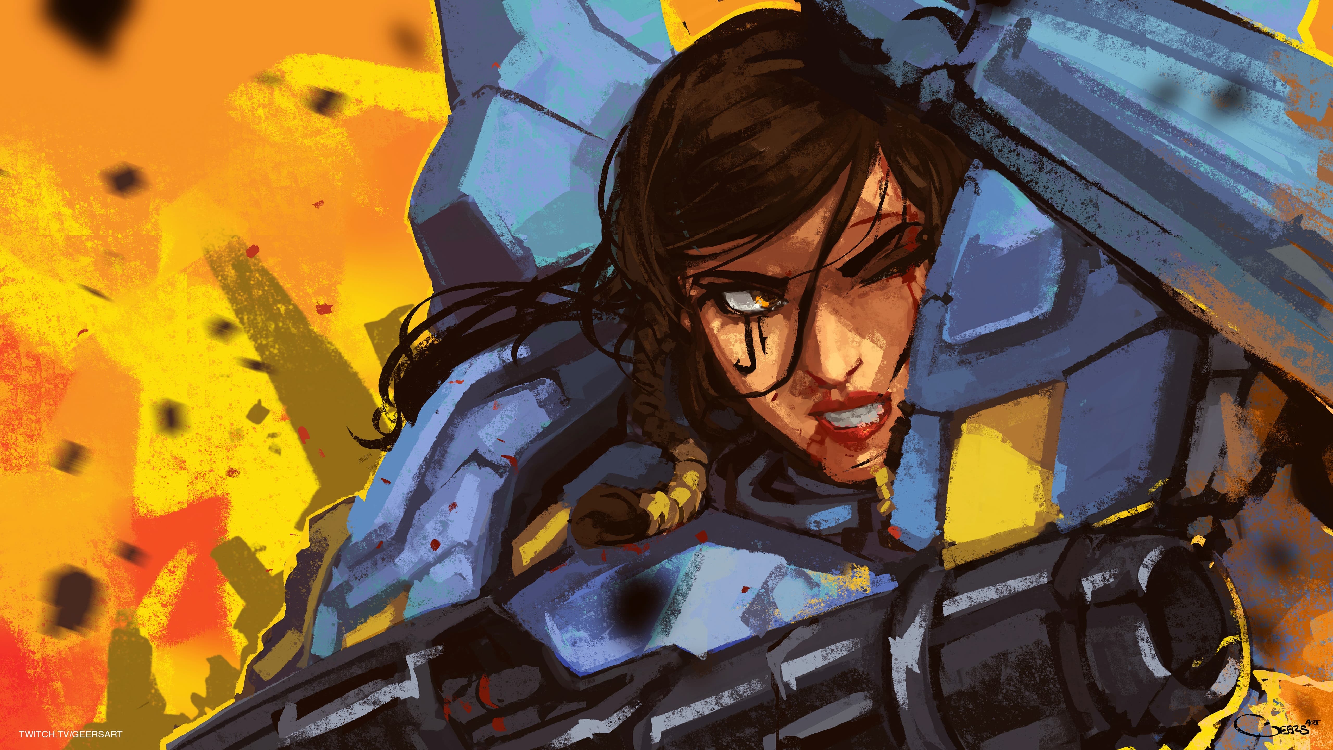 5120x2880 Pharah Wallpaper Image, Desktop