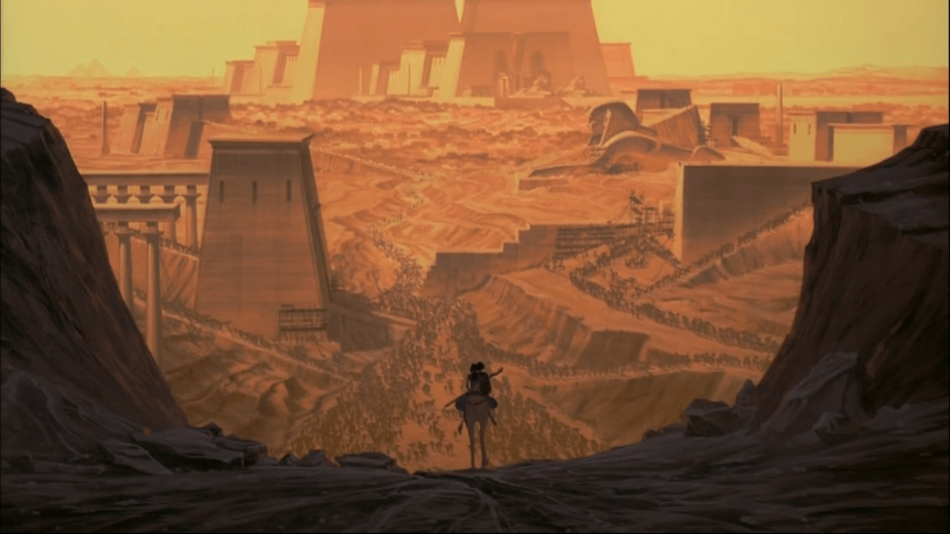 1370x770 The gorgeous art of the Prince of Egypt. Egypt concept art, Desktop