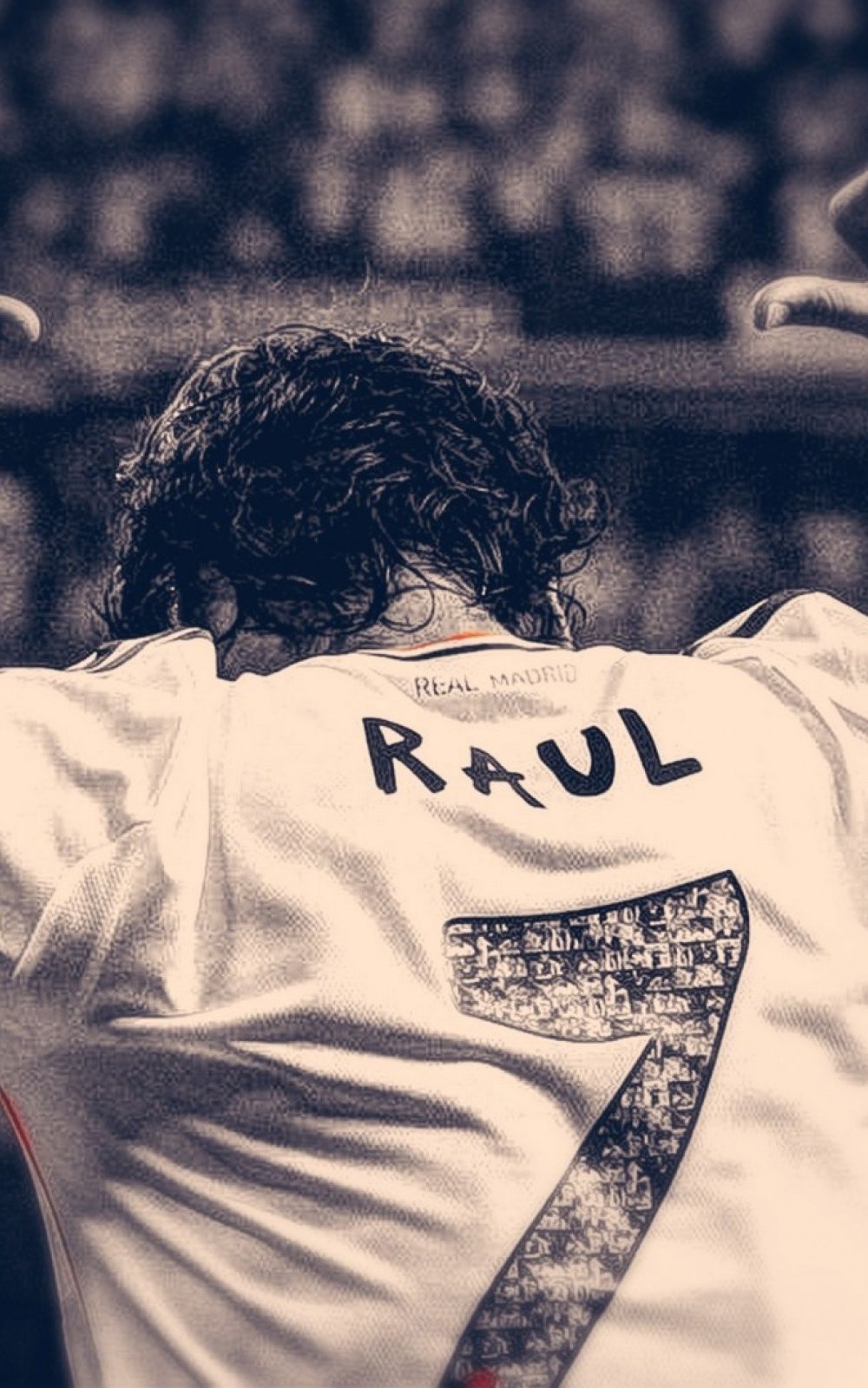 1000x1600 Raul Gonzalez Real Madrid Mobile Wallpaper, Phone