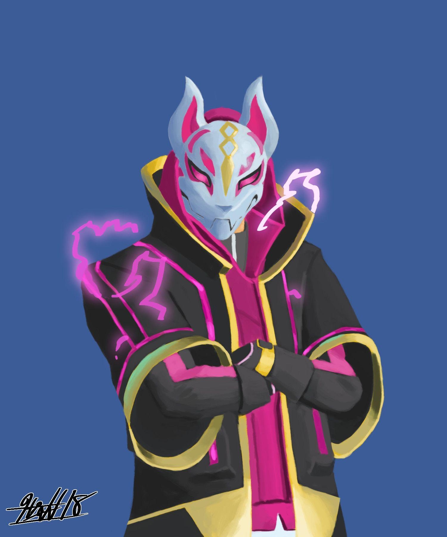 1500x1800 Fortnite Drift Skin Art, Phone