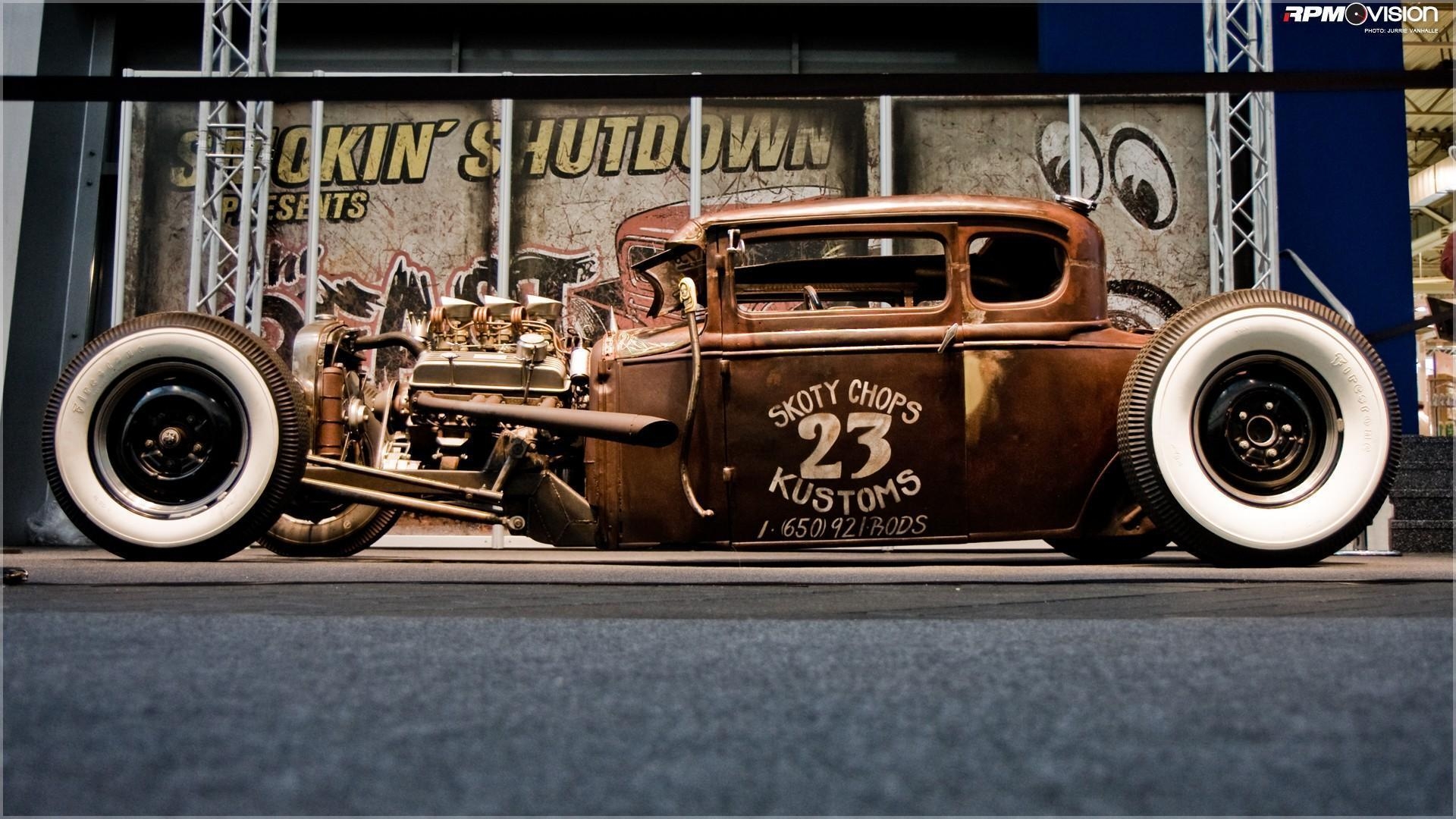 1920x1080 Rat Rod Vintage Cars, Desktop