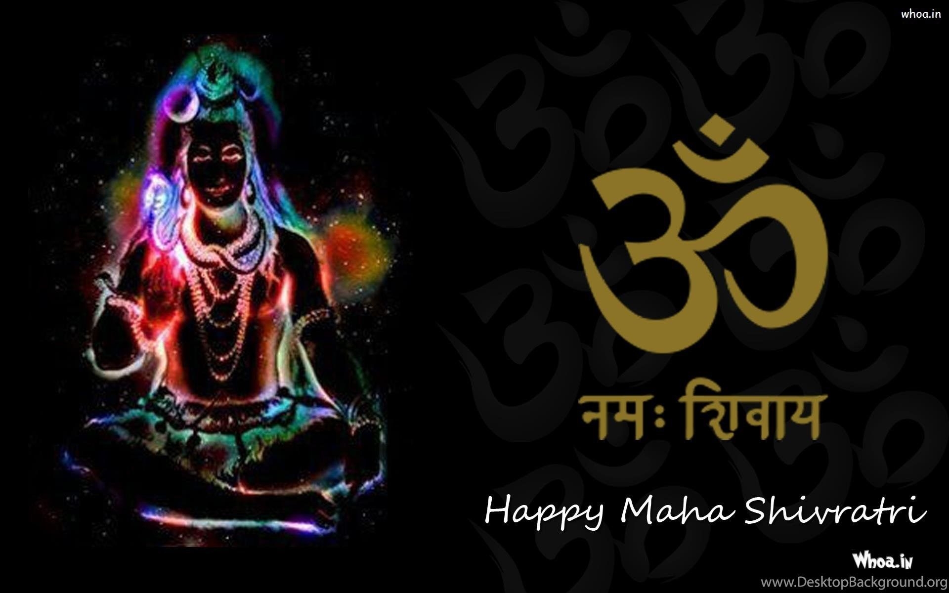 1920x1200 Om Namah Shivaya And Lord Shiva Wallpaper With Black Background Desktop Background, Desktop