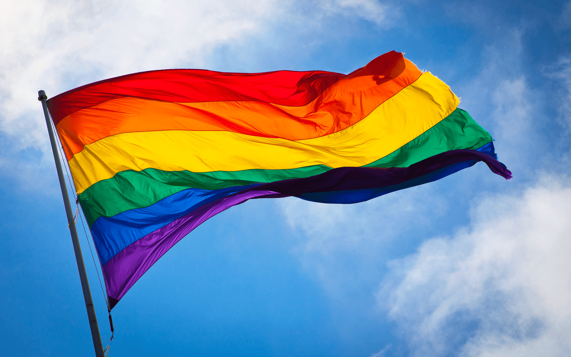 1920x1200 Wallpaper, gay, pride, flag, rainbows, colorful, sky, clouds, San, Desktop