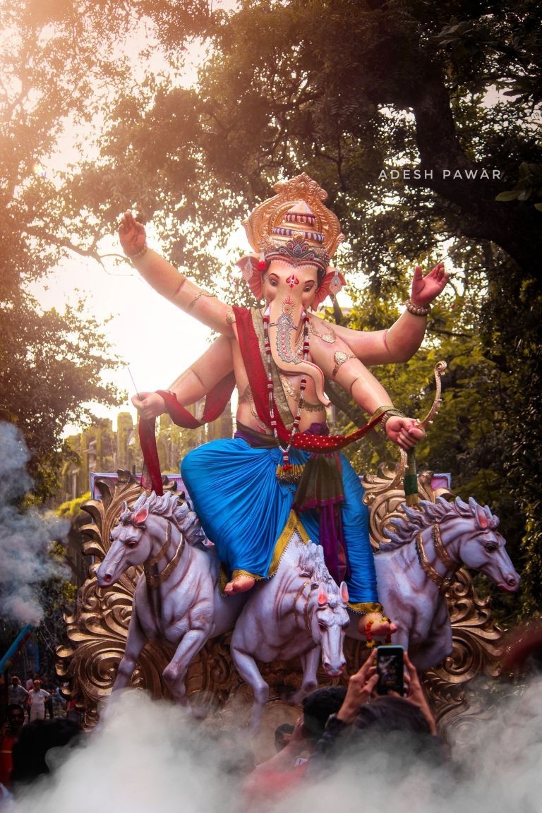 770x1160 You Can't Miss These 14 Gorgeous Ganpati Picture Straight From Mumbai's Ganesh Chaturthi Pandals!, Phone