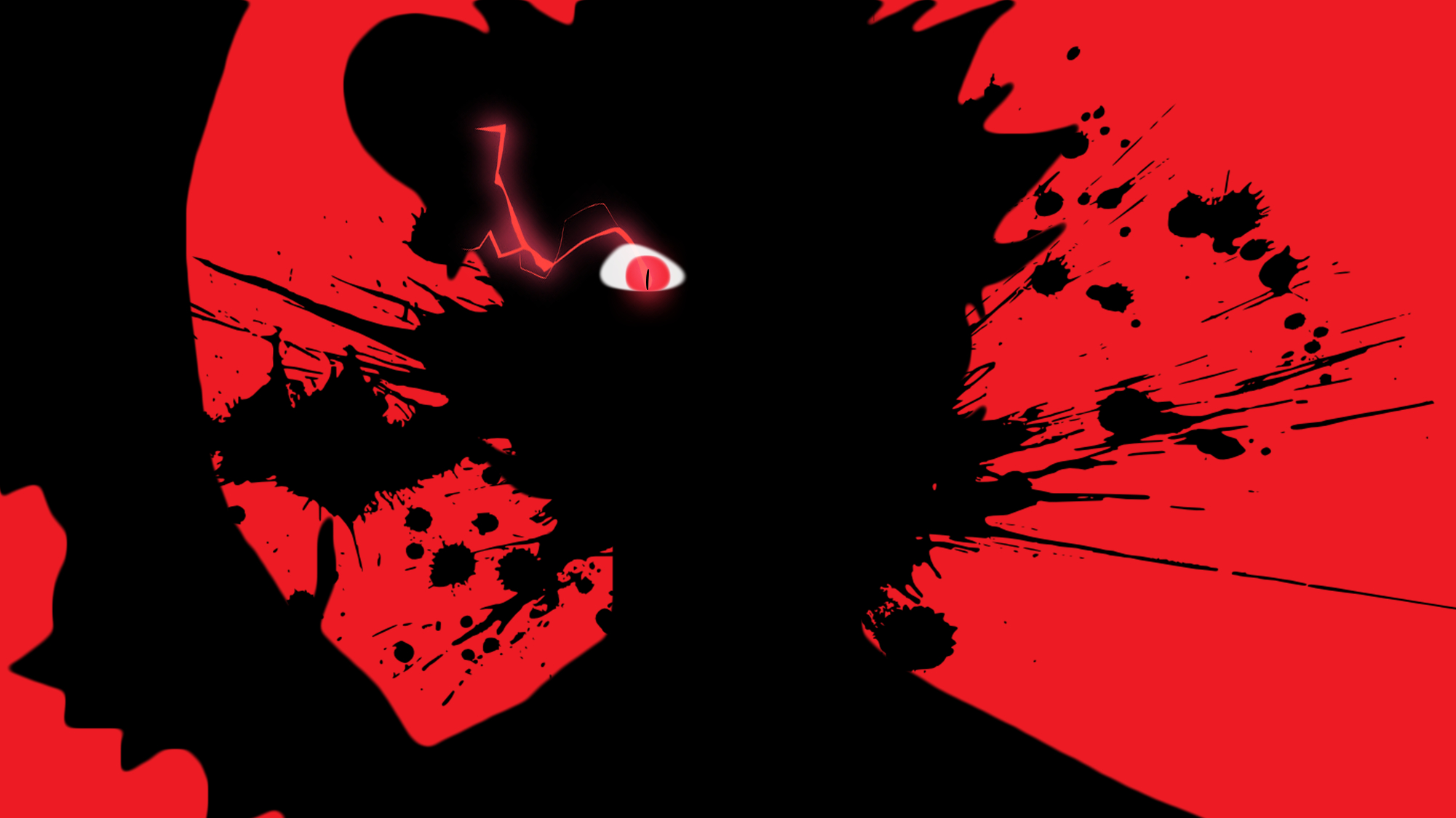 2010x1130 Made a wallpaper for Asta's demon transformation (alternate in comments), Desktop