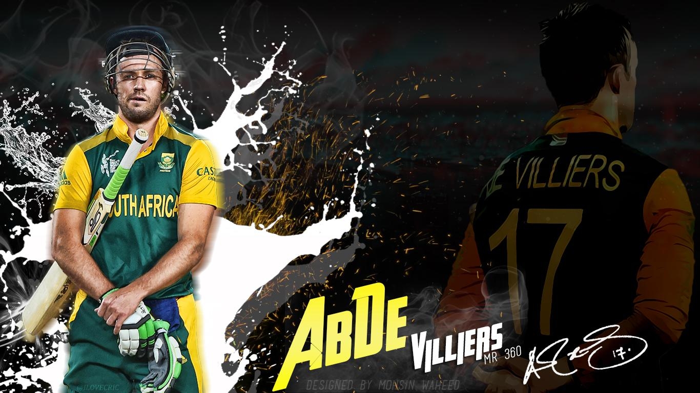 1370x770 Ab De Villiers Wallpaper #Mr360 #Cricket #Edits, Desktop