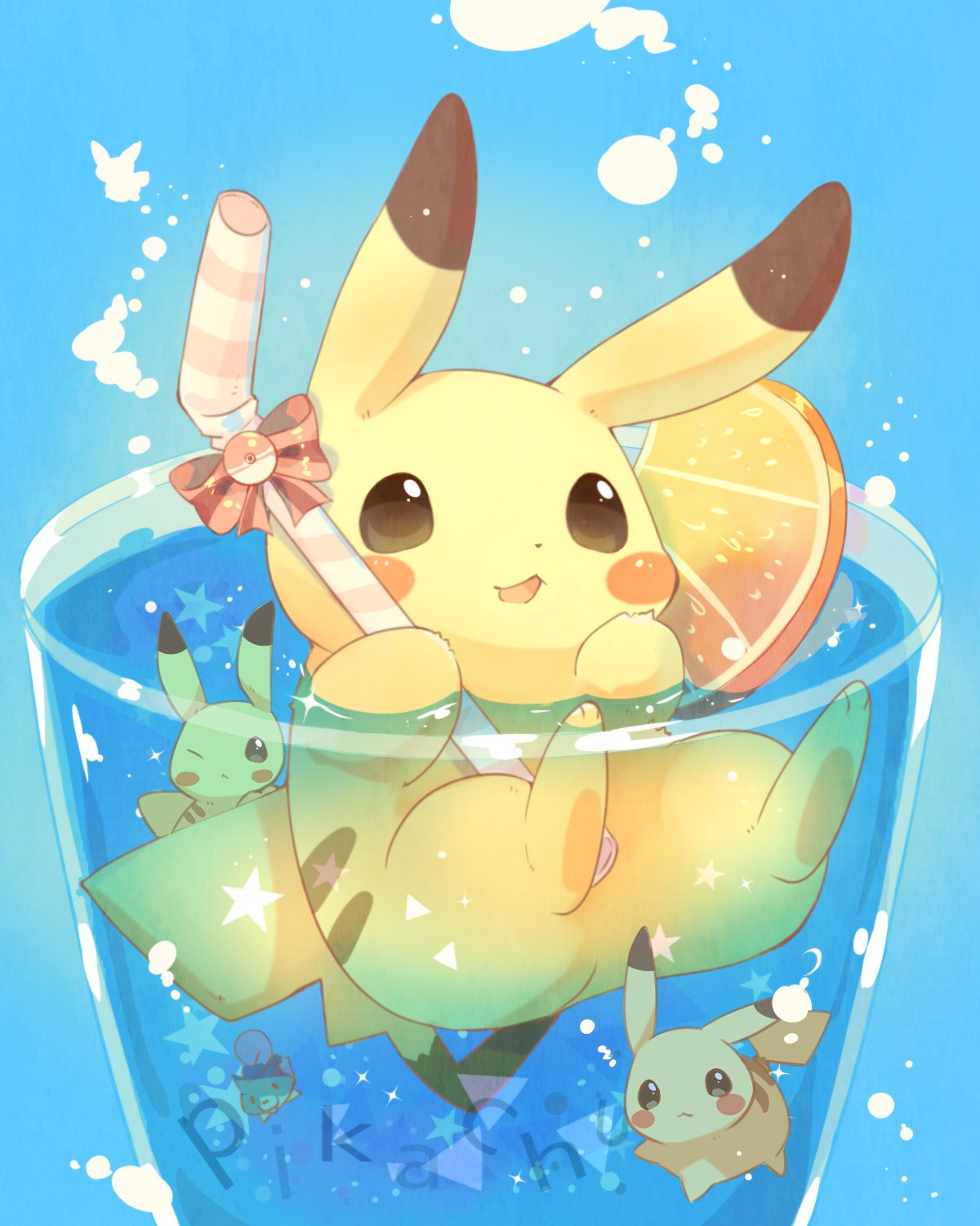 1200x1500 Anime Chibi Pikachu, Phone