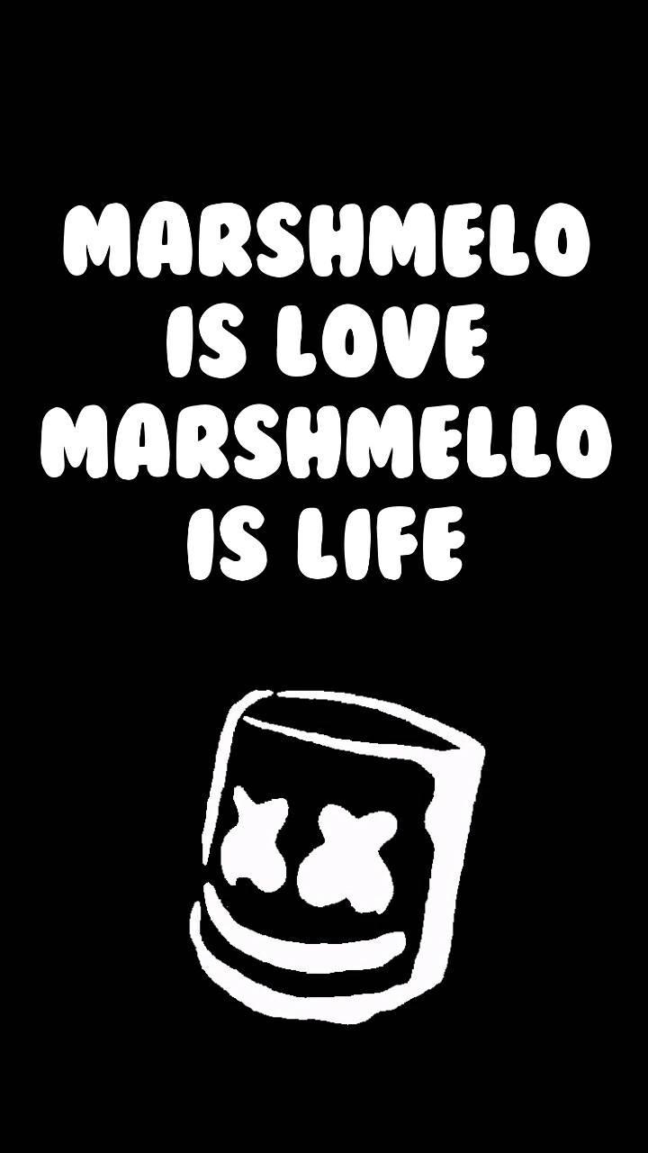 720x1280 Marshmello Black Wallpaper, Phone