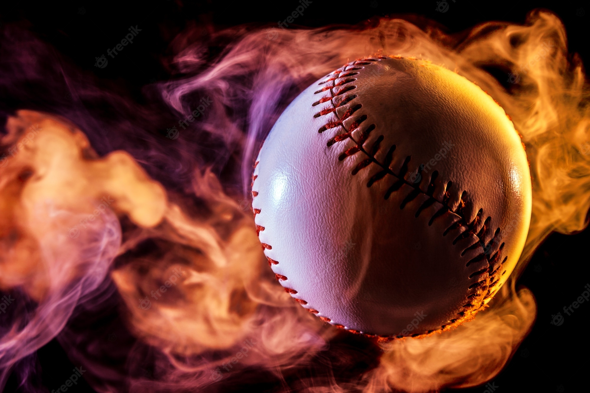 2000x1340 Baseball Fire Picture, Desktop