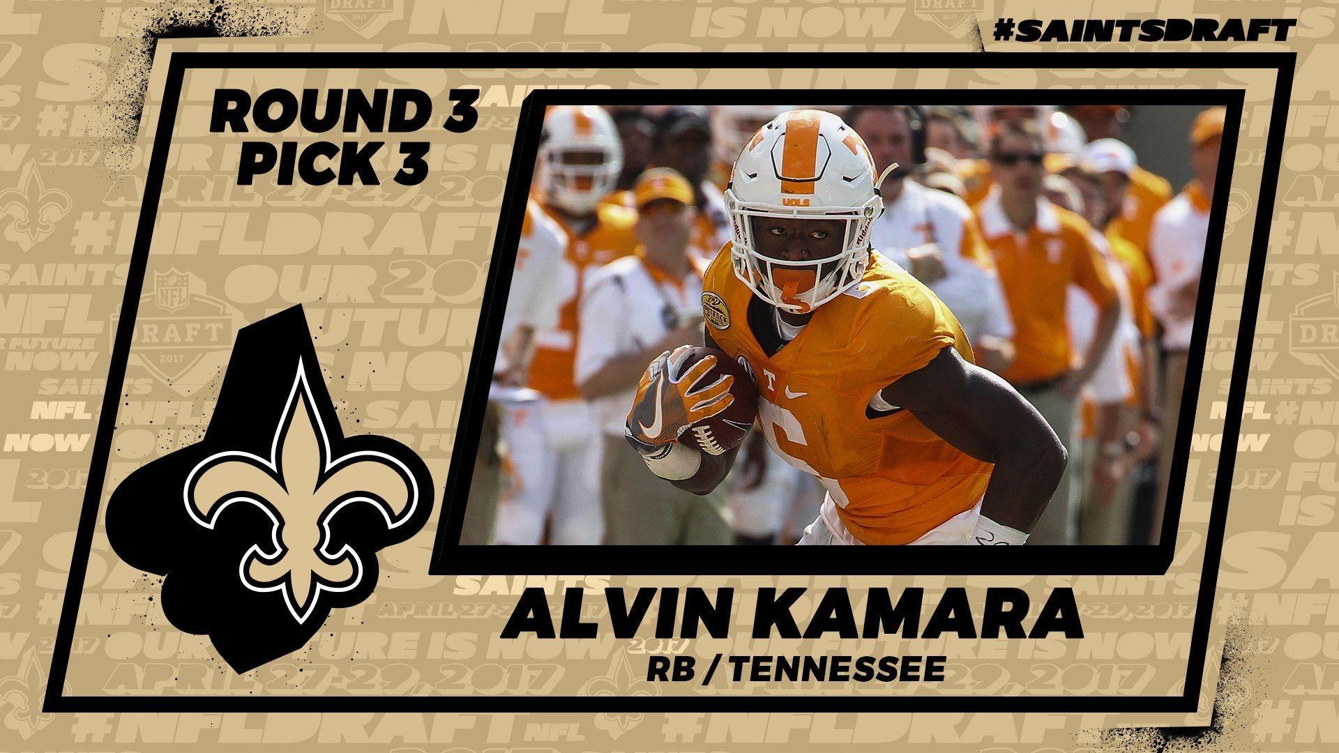 1920x1080 Alvin Kamara selected in 3rd Rd by New Orleans Saints, Desktop