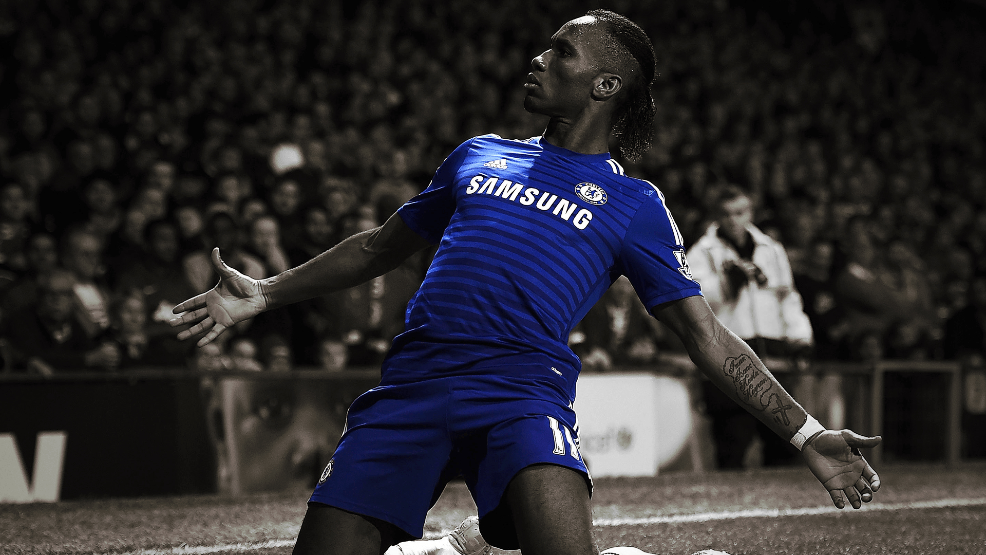 1920x1080 Didier Drogba: King of the Bridge wallpaper. A Blue Heart, Desktop