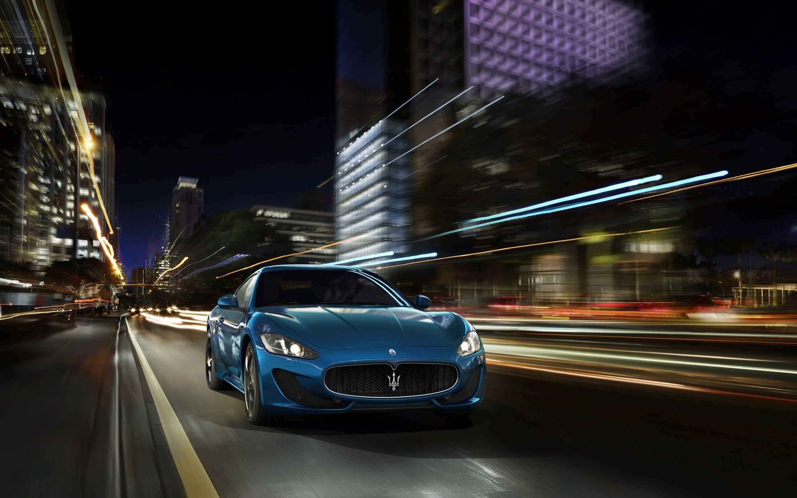 2560x1600 Maserati GranTurismo Sport Blue 2014 Wallpaper. HD Car Wallpaper, Desktop