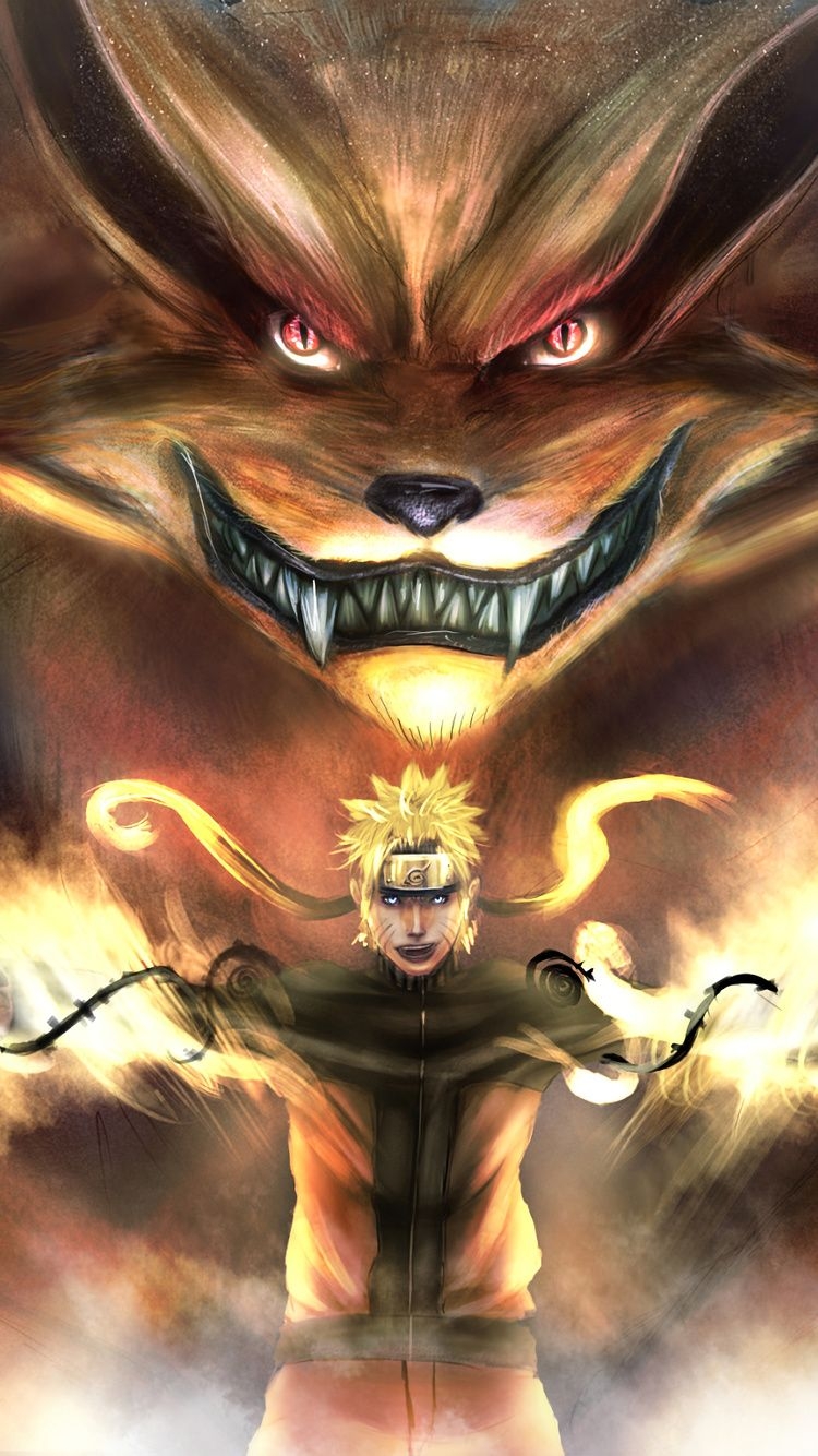 750x1340 Naruto And Kurama 4k iPhone iPhone 6S, iPhone 7 HD 4k Wallpaper, Image, Background, Photo and Picture, Phone