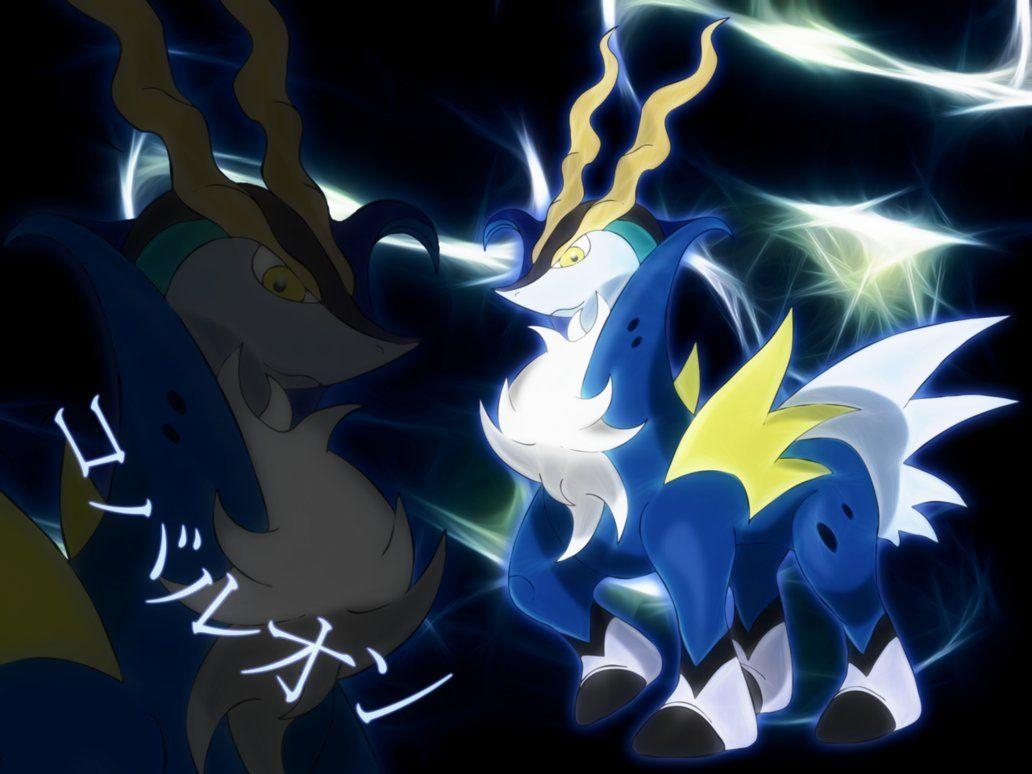 1040x780 shiny Cobalion wallpaper, Desktop