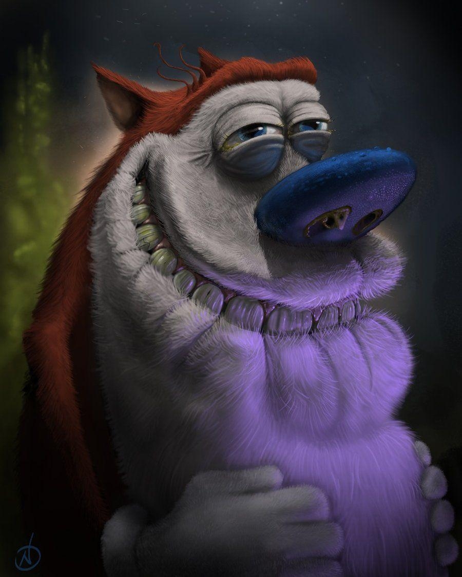 900x1130 Stimpy from the Ren and Stimpy Show, Phone