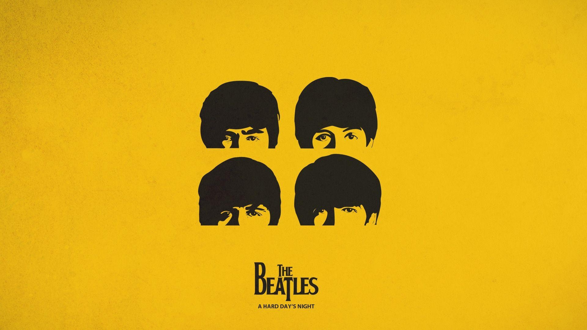 1920x1080 Wallpaper Beatles, simple, graphics, a hard days night, Ringo, Desktop