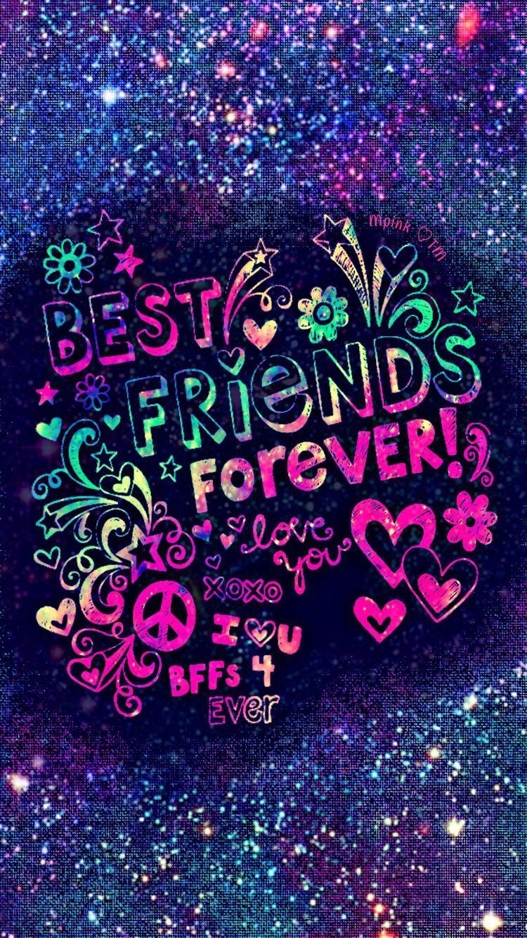 750x1340 Best Friends Forever. Best friends forever image, Friendship wallpaper, Friends forever, Phone