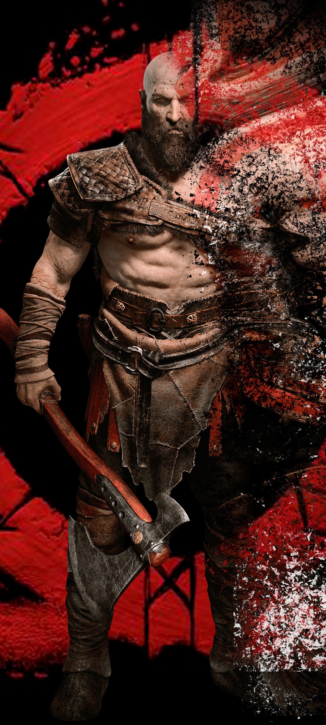 1080x2400 Wallpaper / Video Game God of War (2018) Phone Wallpaper, Kratos (God Of War),  free download, Phone