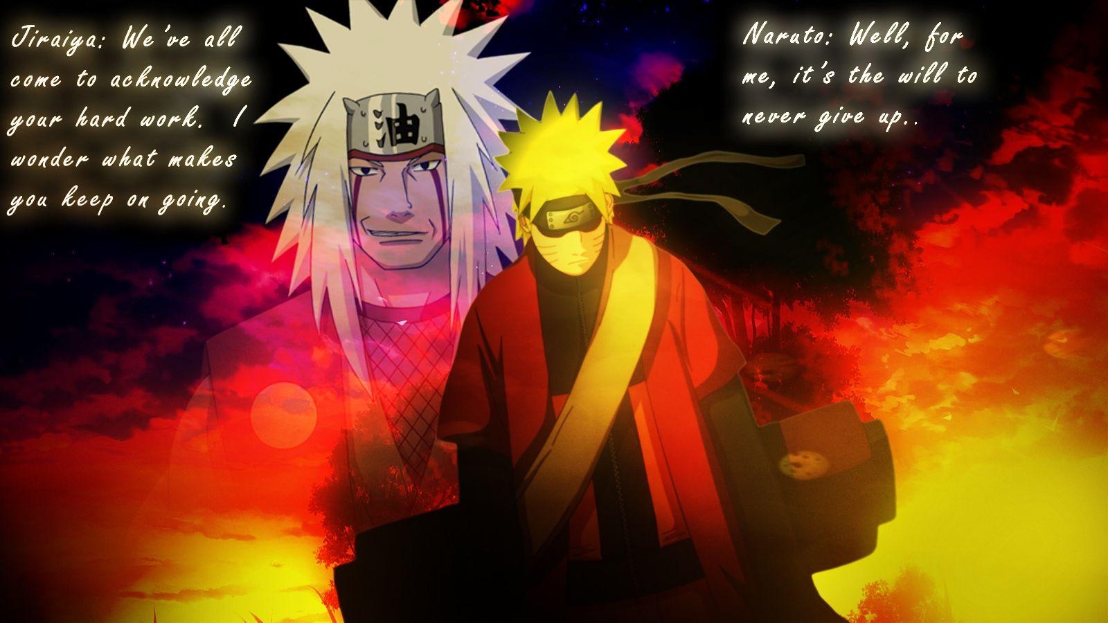 1600x900 Naruto and Jiraiya Never forget, Desktop