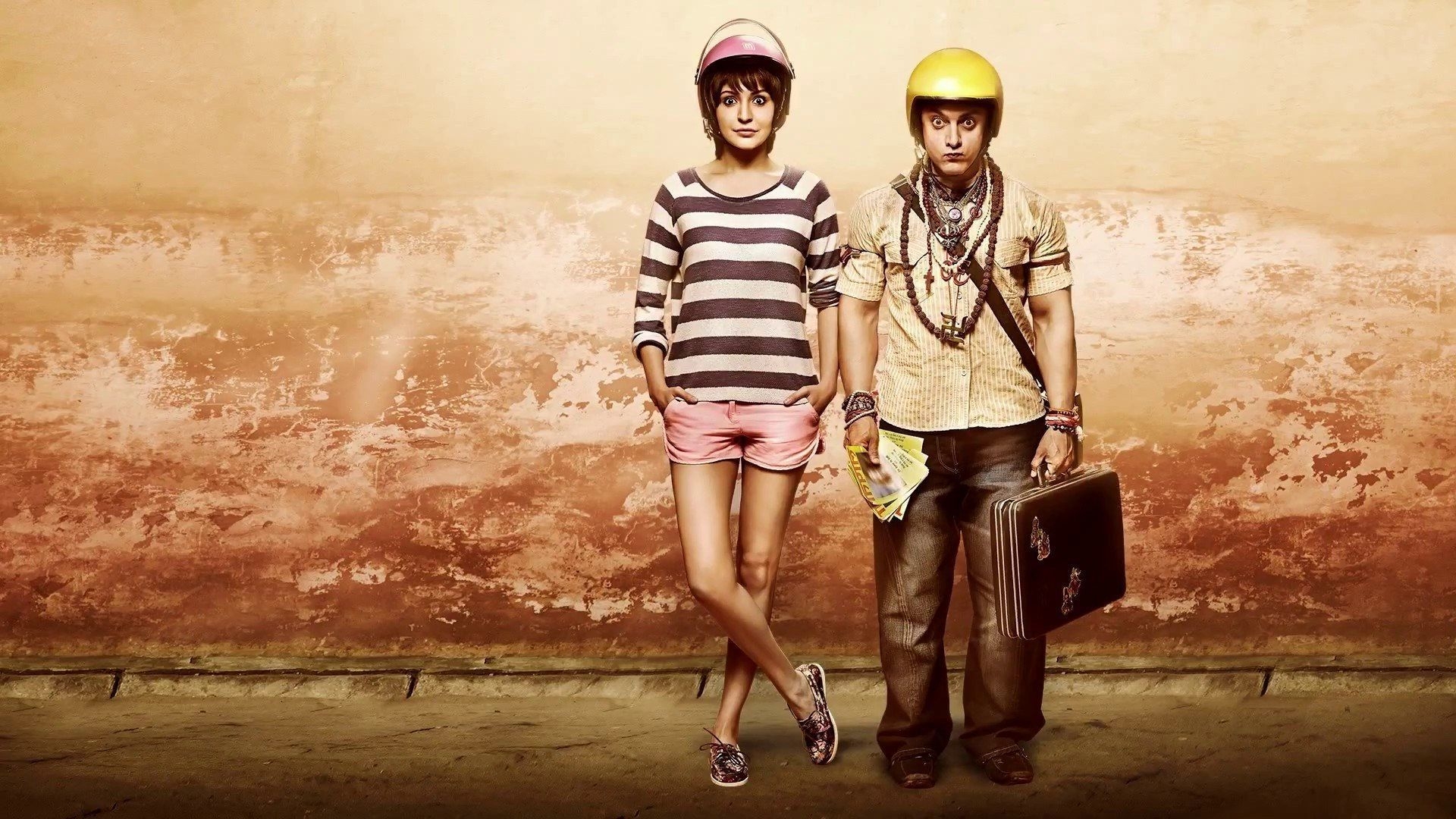 1920x1080 Anushka Sharma & Aamir Khan in PK Movie wallpaper. Aamir khan, Movies, Anushka sharma, Desktop