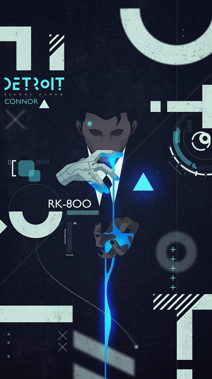 700x1260 Connor. Detroit: Become Human. Detroit become human connor, Detroit being human, Detroit become human, Phone