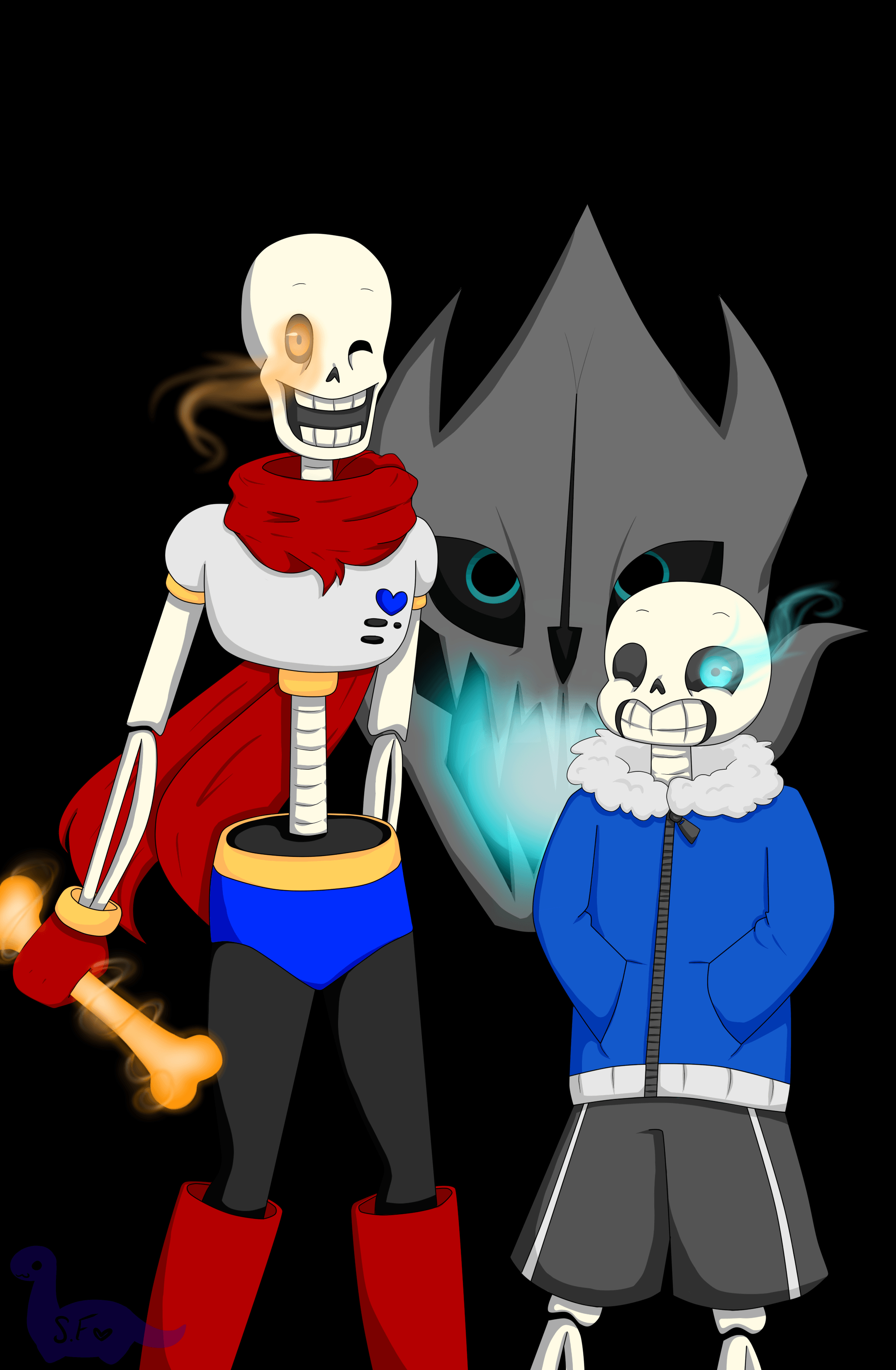 2160x3300 Sans and Papyrus Wallpaper. undertale, Phone