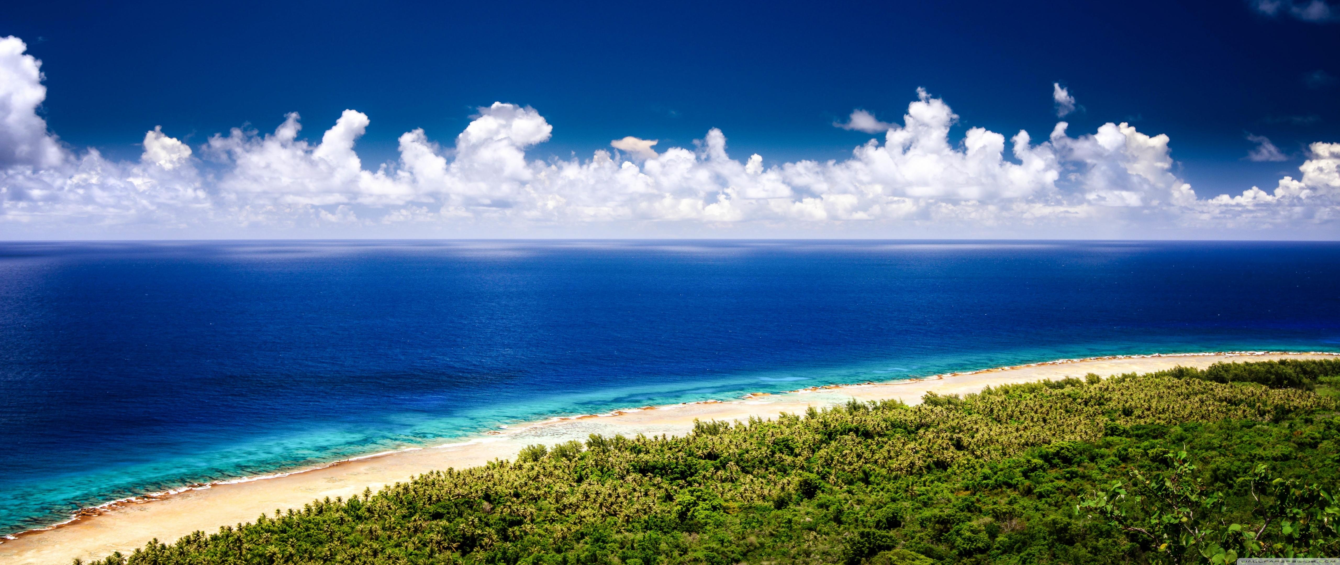 5120x2160 Guam Beaches ❤ 4K HD Desktop Wallpaper for 4K Ultra HD TV • Wide, Dual Screen